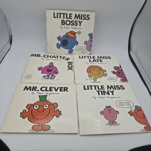 5X - Little Miss & Mr. Men Books Lot